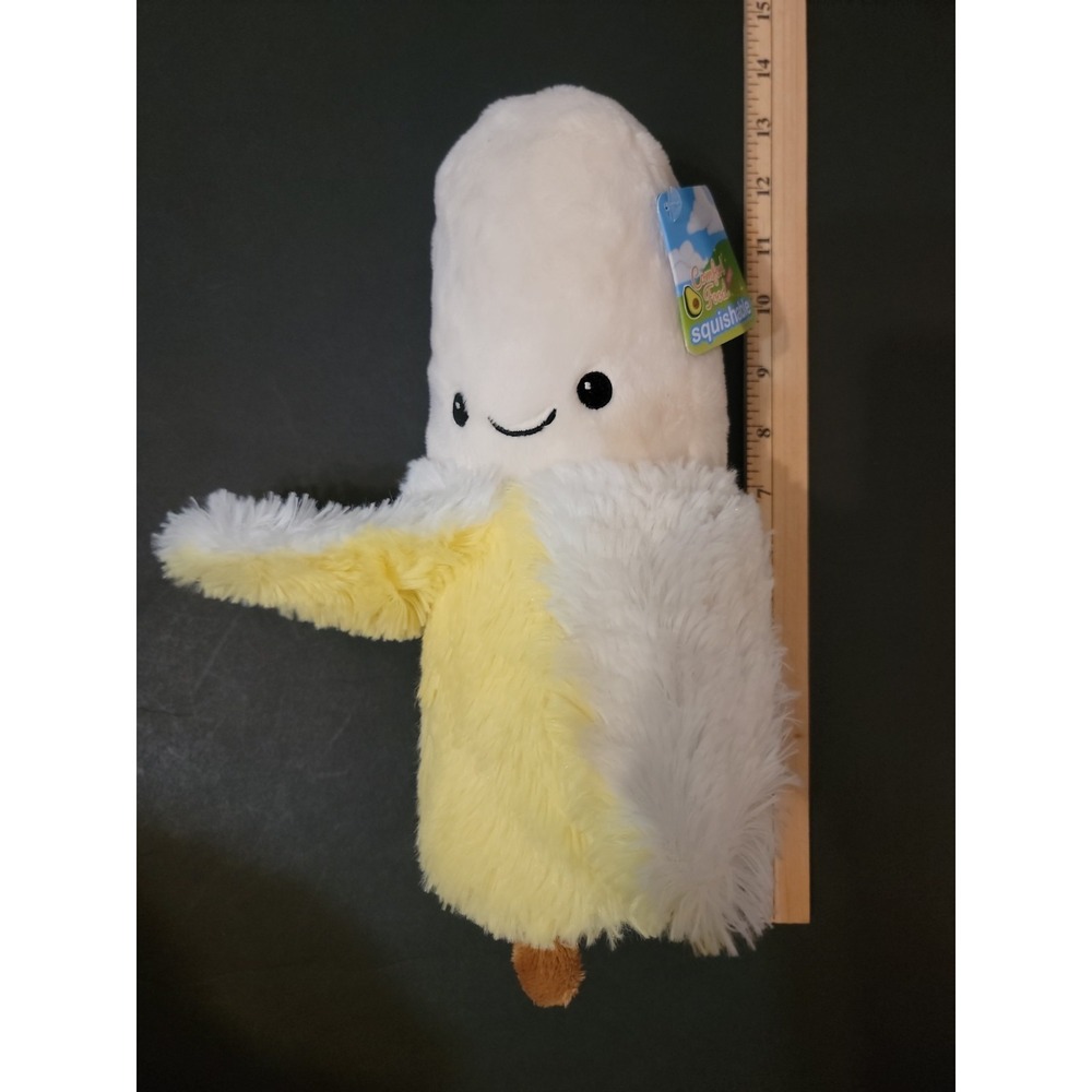 Squishable Banana Plush Peeling Banana Stuffed Toy SOHO NYC Yellow
